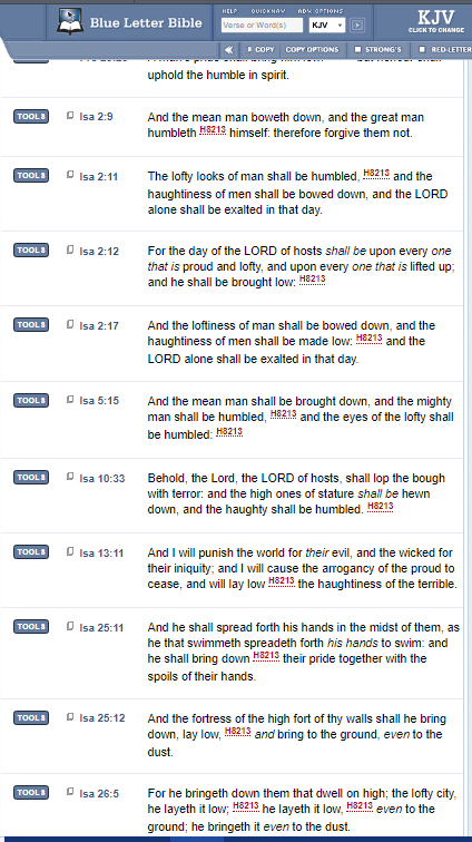 Isaiah 57.9 - 7
